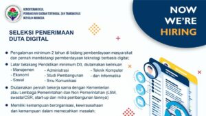 Seleksi Duta Digital Desa Cerdas Dibuka