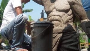 Nandang Hendayana Lulusan IKJ Asli Dari Lebak Ahli Pematung