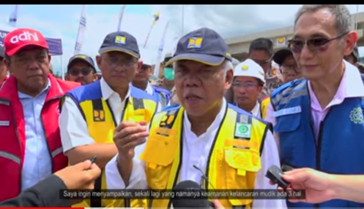 Menteri PUPR Basuki tangkap layar YouTube kemenpupr