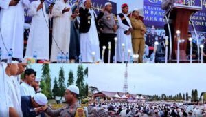 Staf Ahli Bupati Hadiri Sholawat Munajat Rajab 1444 H, Do’a Bersama Santri dan Masyarakat
