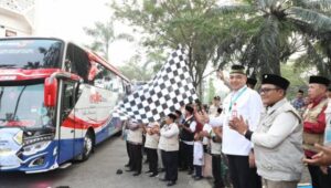 Bupati Zaki Lepas Pemberangkatan 384 Jamaah Haji Asal Kabupaten Tangerang