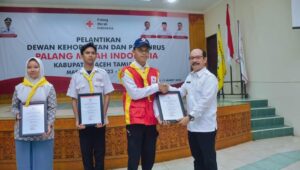 Pj Bupati Maurah Saksikan Pengukuhan & Pengambilan Sumpah Dewan Kehormatan PMI Aceh Tamiang