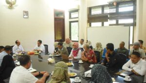 Pj Bupati Meurah Dialog Audiensi Sinkronisasi Rencana Kerja Multi Pihak Tahun 2023