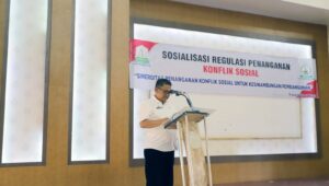 Sekda Aceh Tamiang Buka Acara Sosialisasi Regulasi Penanganan Konflik