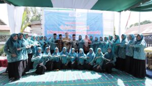 Pj Bupati Aceh Tamiang Potong Pita Bersama Saat Peluncuran Gammawar