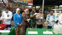 Kejaksaan Negri Ciamis Musnahkan 18 Ribu Obat Terlarang Jenis Hexymer  Miras dan Jenis Lainnya.