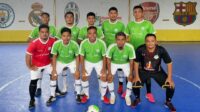 Tim Futsal Aceh Tamiang yang berhasil tampil sebagai juara setelah mengalahkan Tim Futsal Bener Meriah.