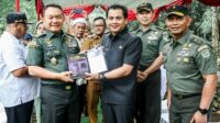 Kunjungan Kerja KSAD Jenderal Dudung Abdurachman Ke Ciamis di Sambut Wabup Yana DPutra Bersama Forkopinda.