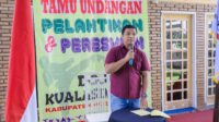 Mewakili Pj Bupati Meurah, Kadis Parawita, Pemuda dan Olahraga hadiri Pelantikan Pengurus Cabang Khusin Ryu M Karate KKI