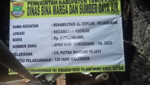 Diduga kurang nya pengawasan Dan terburu buru kegiatan Rehabilitasi jalan raya ceplak Kronjo baru selesai sudah pecah Dan Retak