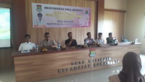 Pemdes Kaliasin Kecamatan Sukamulya Gelar Musdes Penyusunan RKPDes Tahun Anggaran 2024