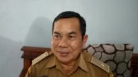 Aud Sunarya Kepala Desa Sukahaji Resmikan Gedung TK Cendrawasih 1