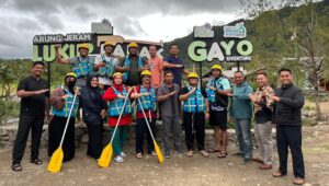 Pj Bupati Meurah Kunjungi Objek Wisata Arung Jeram Takengon Hendak Kembangkan Wisata Kaloy