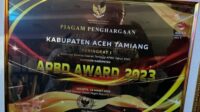 Pj Bupati Meurah Terima Penghargaan Tata Kelola Keuangan Daerah