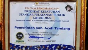 Aceh Tamiang Raih Predekat Zona Hijau Kualitas Tinggi