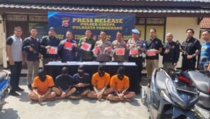 Jajaran Polsek Cikupa Polresta Tangerang Berhasil Amankan Pelaku Curanmor
