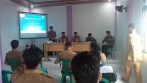 Desa cipaeh melaksanakan monitoring Dan evaluasi APBDes tahap satu kecamatan gunung Kaler