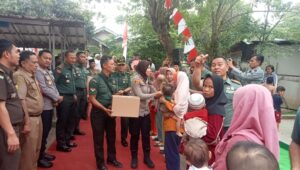 Danramil 07 Kresek Resmikan Penggunaan Fasilitas Air bersih program TNI-AD Manunggal Air Tahun 2023 Dan percepatan Penurunan Stunting Di desa pasir ampo