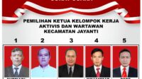Apresiasi Rencana Gagasan dan Ide Pemilihan Ketua Pokja Aliansi dan Wartawan Kecamatan Jayanti Secara Demokrasi