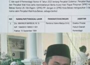 Diduga Titipan Elit PDI-P, Kandidat Pj Walikota Bekasi Makmur Marbun Mulai Tuai Penolakan!
