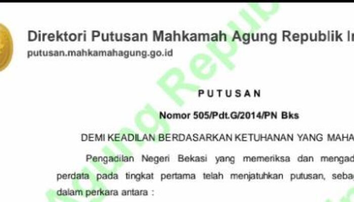 Diduga Ada Mafia Tanah, LSM Master Minta APH Periksa Oknum Pejabat PJT 2