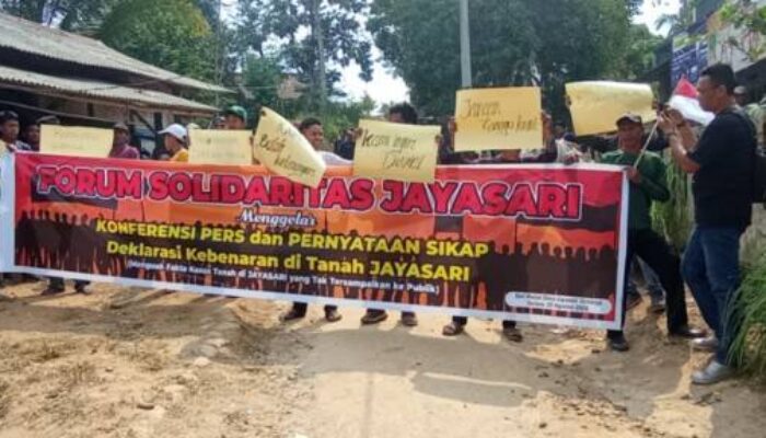 Forum Solidaritas Warga Jayasari Menggelar Deklarasi Damai