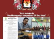 Mosi Tak Percaya KPU RI Terkait Perekrutan Komisioner KPU Kota Bekasi, Gempur : Tim Seleksi KPU Kota Bekasi Dinilai Bermasalah