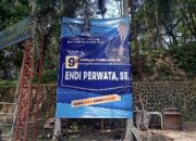 Pigur Caleg PAN Terpangpang di Obyek Wisata Situgede Kota Tasikmalaya