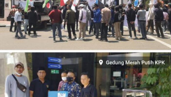 Massa Komeback datangi KPK & Kemendagri Minta KPK Periksa Walikota Bekasi