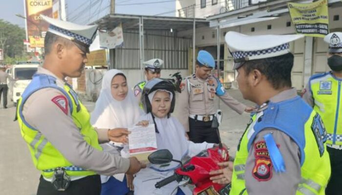 Hari Kelima Operasi Zebra Maung 2023,  Polres Lebak  melaksanakan Operasi di Simpang Mandala