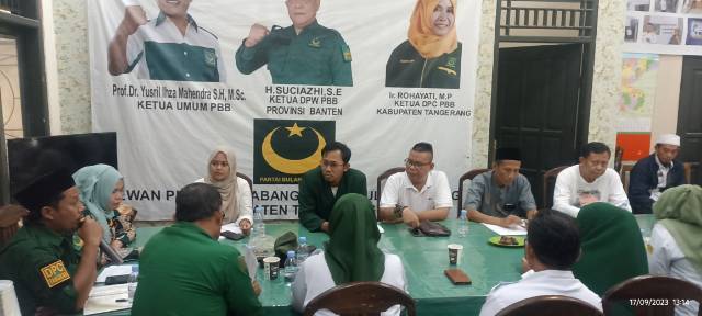 Photo : Para Pengurus Dan Caleg Partai Bulan Bintang DPC Kabupaten Tangerang (17/09)