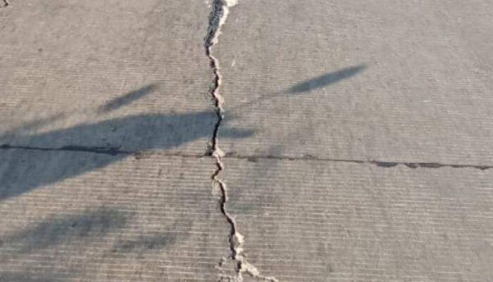 Di Duga Gagal Kontruksi Di Jalan Raya Kresek Gandaria, Desa Talok Anggaran Besar Tapi Hasil Buruk