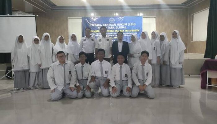 LBH Nusantara Global Mengadakan Sosialisasi hukum Di Sekolah Smart Syahidah Citra Raya