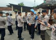 PJU Polres Kabupaten Tasikmalaya Lakukan Pengawasan Dan Pembinaan Terhadap Anggota Polsek Jajara