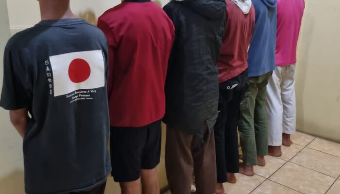 Hendak Tawuran 6 remaja Diamankan Unit Reskrim Polsek Cilegon