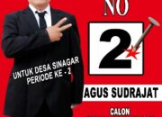 Agus Sudrajat Pemenang Suara Terbanyak Desa Sinagar Kab Tasikmalaya