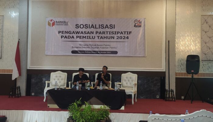 Tingkatkan Partisipasi Masyarakat dalam Pengawasan Pemilu, Bawaslu Lebak Gelar Sosialisasi