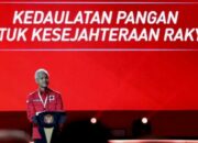 Calon Presiden (Capres) Ganjar Pranomo Sampaikan Pidato Kedaulatan Pangan (Dalam Rakernas) Ke IV PDIP