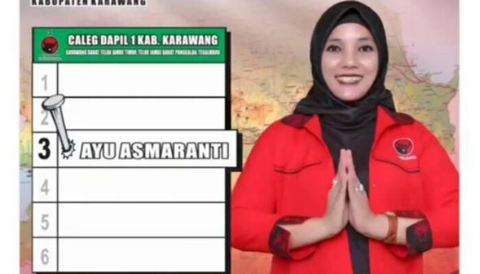 Ayu Asmaranti Caleg PDIP Dapil 1 Siap Rebut Kursi DPRD Kabupaten Karawang