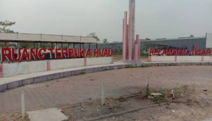 Ruang Terbuka Hijau di Kelurahan Tigaraksa Terlihat “Gundul” : Di Mana Hijaunya???