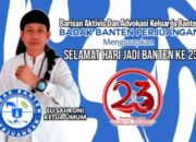 Eli Sahroni, Tokoh dan Aktivis Lebak, Berharap Banten Makin Maju di HUT Ke-23