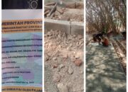 Pembangunan Paving Blok Di kp Sigeng Tengah Rt 01/01 Desa Solear,Kec Solear Dari Dinas PERKIM Provinsi Banten Di Duga Asal Jadi
