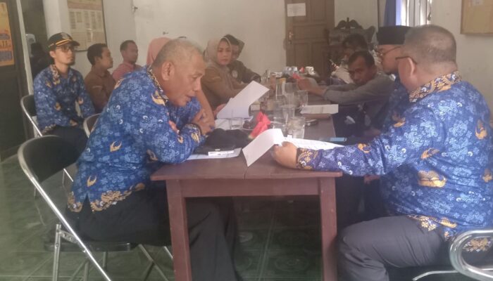 Desa Rancailat Kecamatan Kresek, Gelar Monev, Guna Mengetahui Progres Perkembangan dan Kinerja Penyelenggaraan Pemerintahan Desa