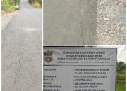 Peningkatan Jalan Masuk Pesantren Darul Falah Diduga Lalai Pengawasan