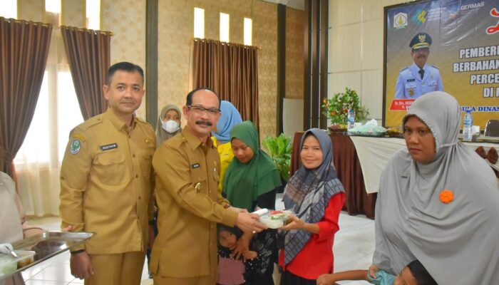 Pj Bupati Meurah Luncurkan PMT Berbahan Pangan Lokal