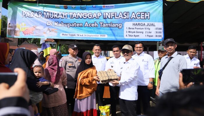 Gelar Pasar Murah, Meurah Minta Masyarakat Tertib, Santun & Damai