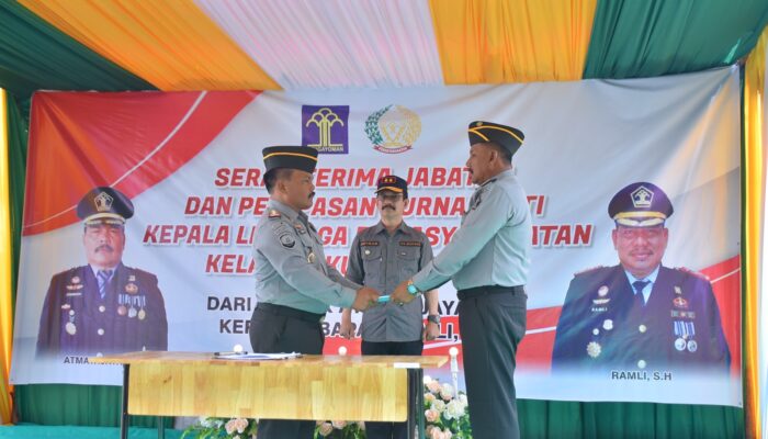 Pj Bupati Aceh Tamiang Saksikan Sertijab Kalapas Klas IIB Kualasimpang