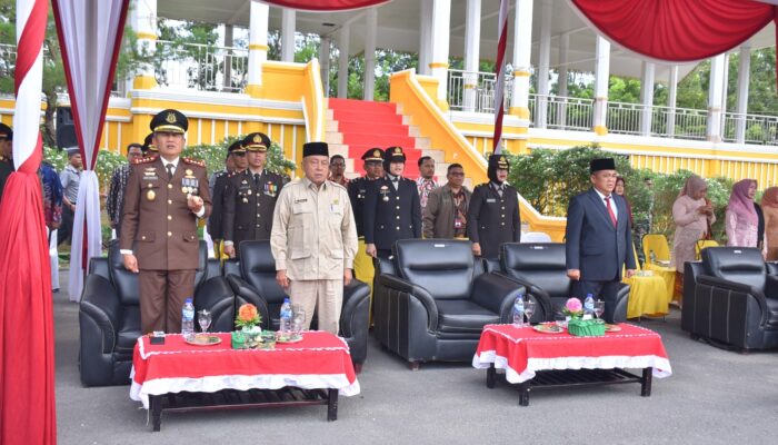 Sekda Aceh Tamiang Hadiri Upacara Hut TNI ke 78
