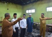 Tinjau Gedung Sekolah Terbakar, Pj Bupati Meurah Apresiasi Semangat Belajar Siswa
