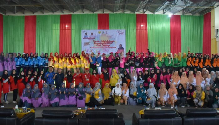 Meriahkan HSP ke 95, Perwosi Aceh Tamiang Gelar Senam Massal